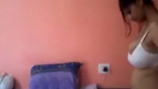 Big figured sexy desi stripping dress footage