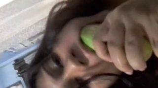 Big cucumber desi masturbation clip